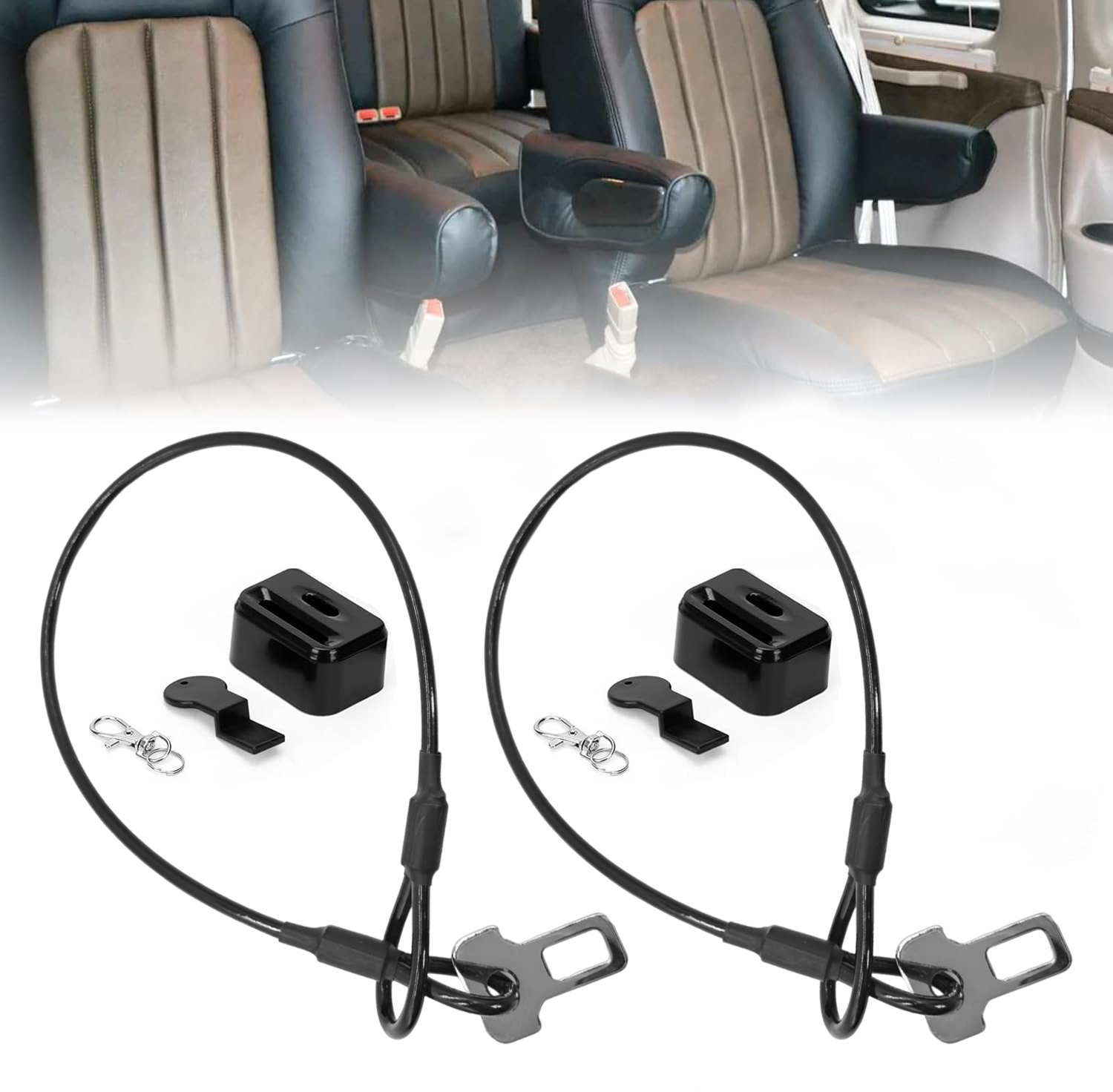 2 Pack Safety Rope Seat Belt L - Door Lock 评论和价格