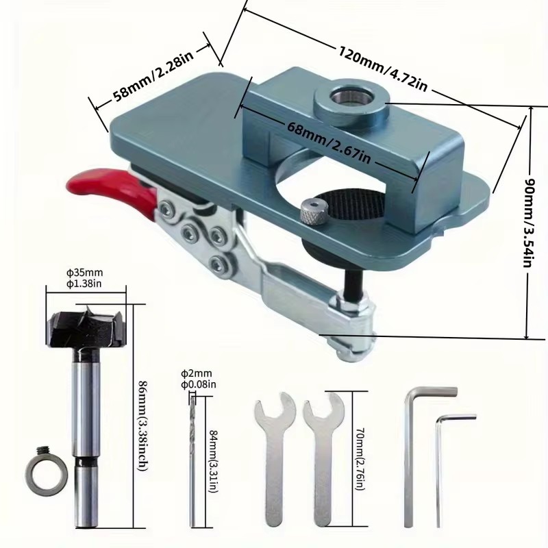 Precision Edge Clamping Jig wi - Cabinet Hinges 评论和价格