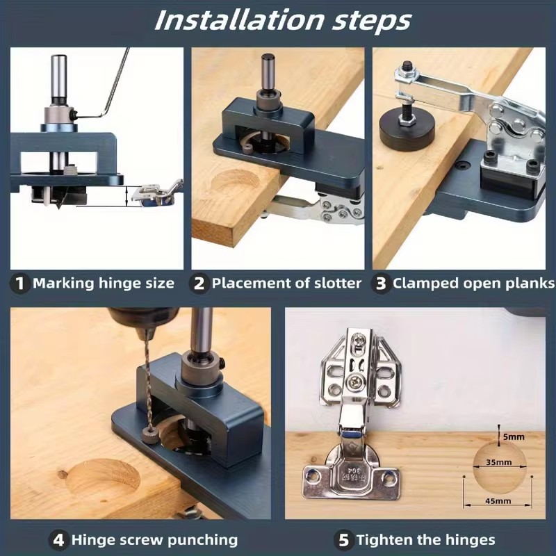 Precision Edge Clamping Jig wi - Cabinet Hinges 评论和价格