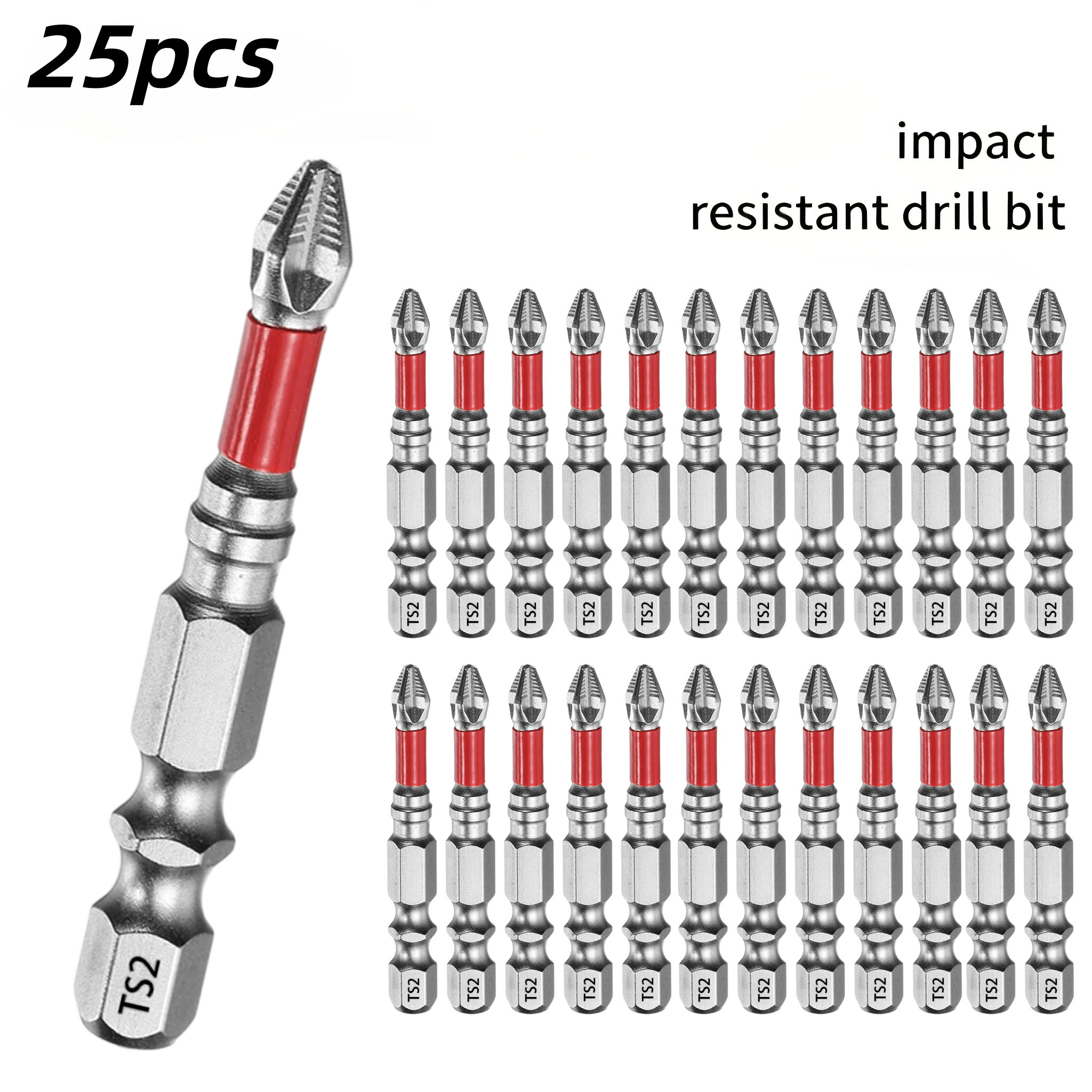 25Pcs 50mm Professional Long S - Drill Bits 评论和价格