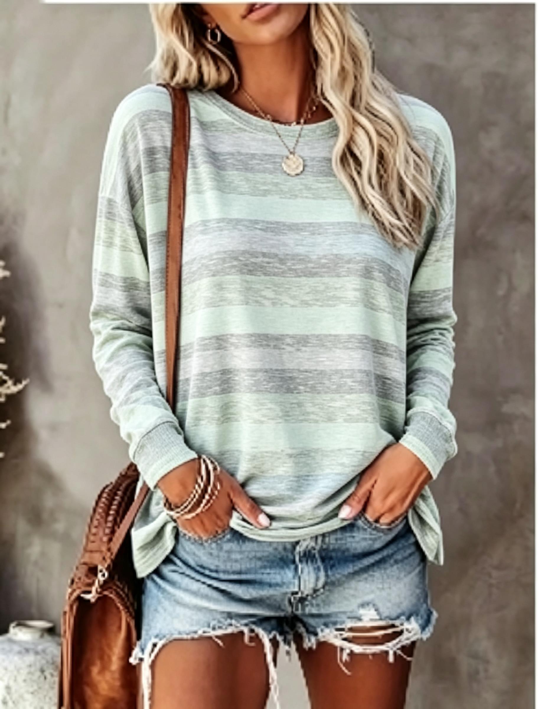 Women Long Sleeve T‑Shirt Vint - Wallpaper 评论和价格