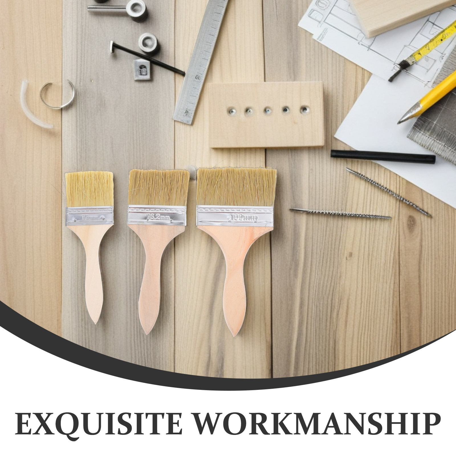 Thickened Wooden Handle Paint  - Home Improvement Fence 评论和价格