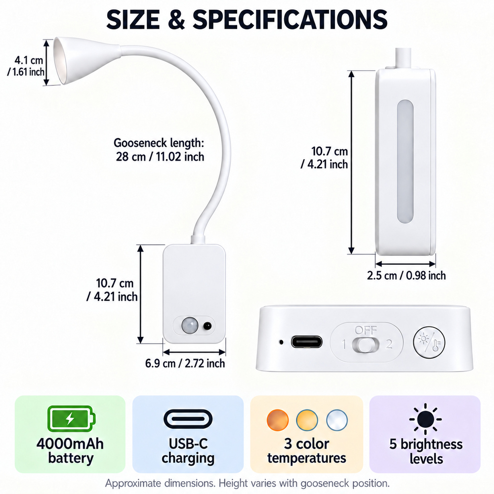 4000mAh Rechargeable Magnetic  - Light Switch 评论和价格