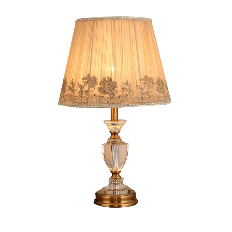 Modern Crystal LED Table Lamp  - Light Switch 评论和价格