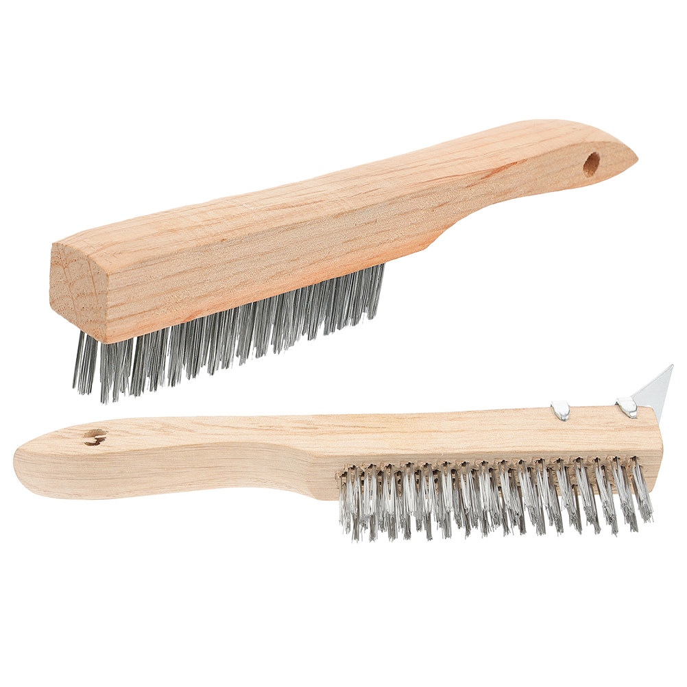 Steel Wire Brush Set 2pcs with - Paint Brush 评论和价格