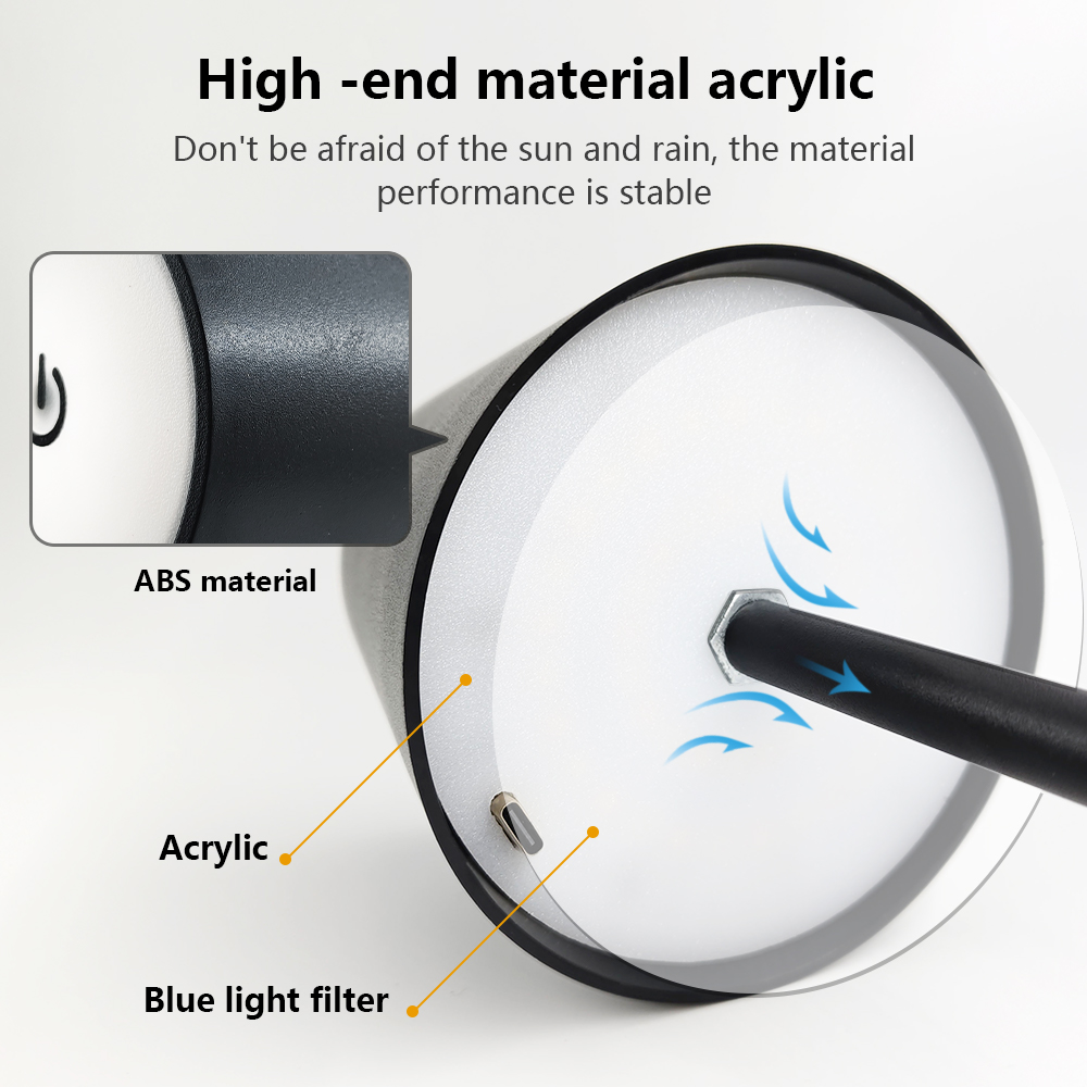 LED Rechargeable Desk Light Wi - Light Switch 评论和价格