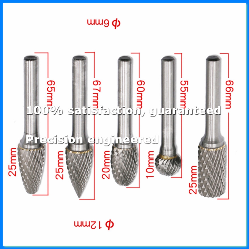 Carbide Rotary Burr Set 12MM H - Drill Bits 评论和价格
